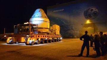 Starliner arrives at the pad for crewed test flight