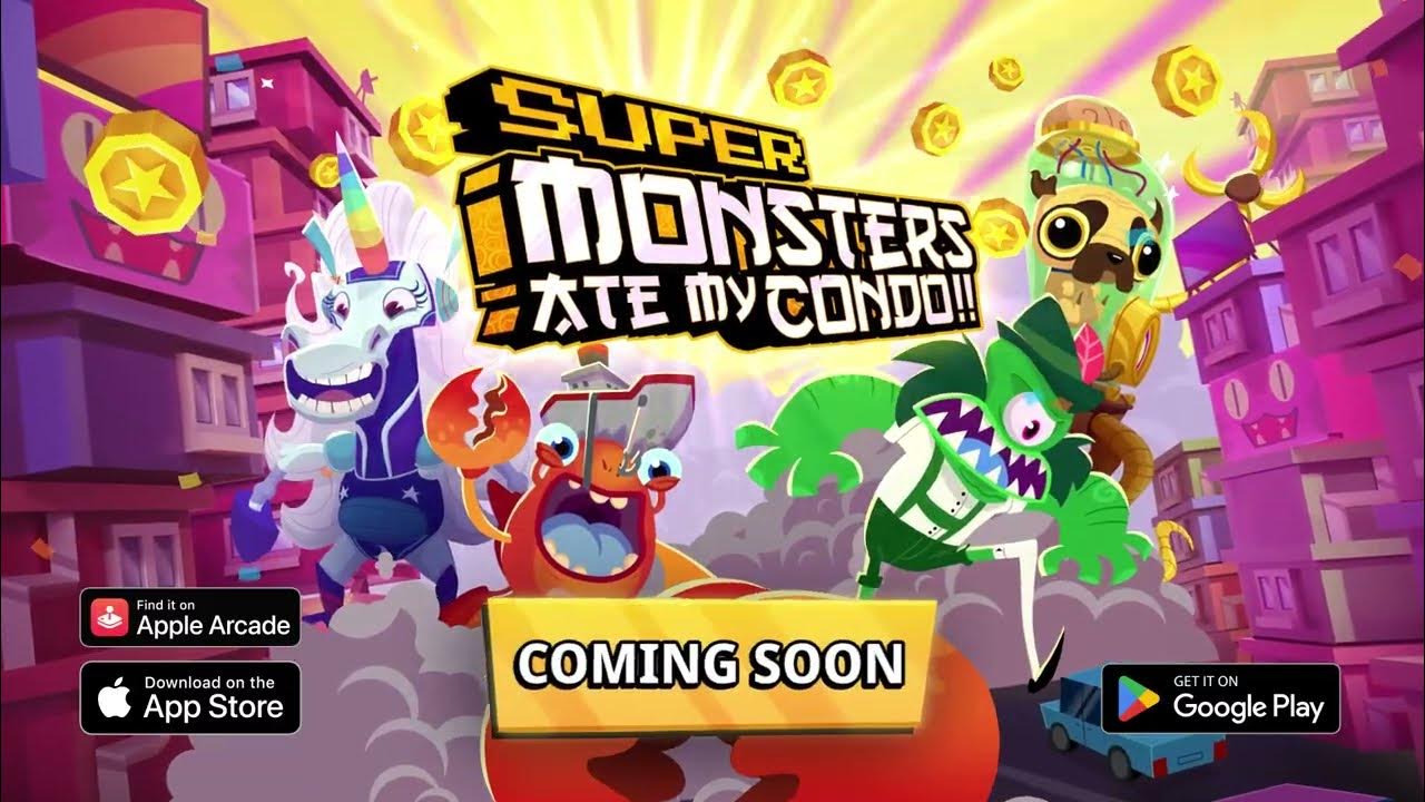 Super Monsters Ate My Condo Remastered Drops Сьогодні на мобільному!