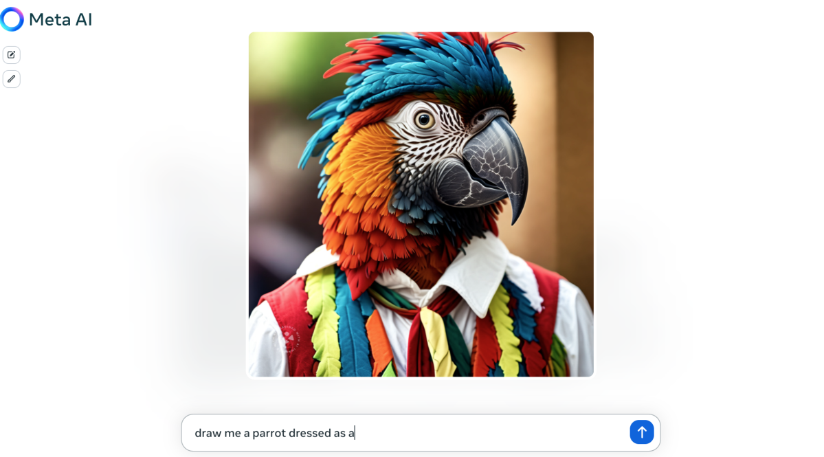 Meta AI parrot partial prompt