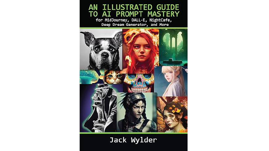 "An Illustrated Guide to AI Prompt Mastery: for MidJourney, DALL-E, NightCafe, Deep Dream Generator, and More" by Jack Wylder