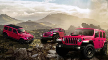 Tuscadero Pink revient dans la gamme Jeep Wrangler 2024 - Autoblog
