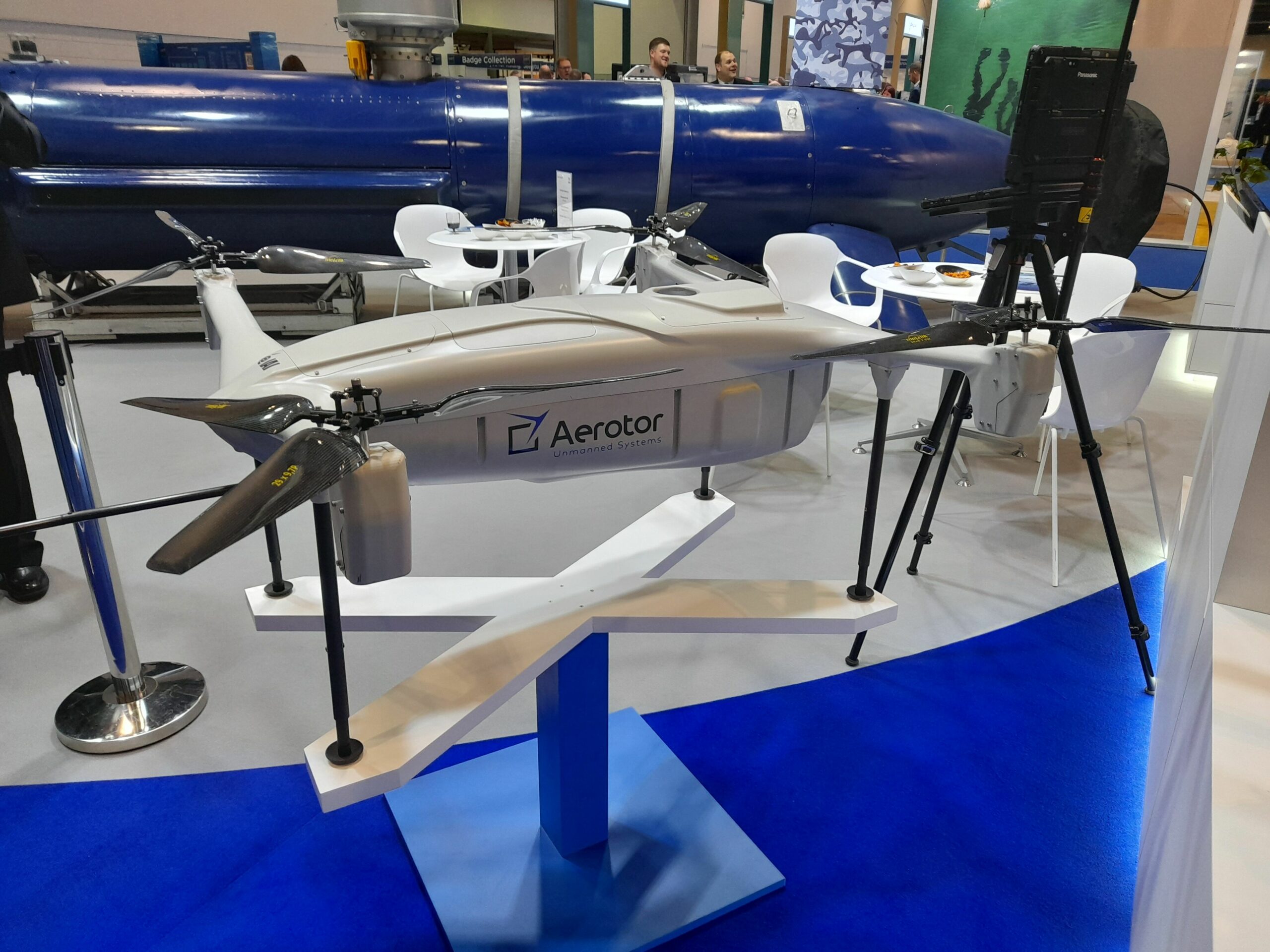 UDT 2024: IAI/Aerotor unveil APUS 25 long-range endurance quadcopter