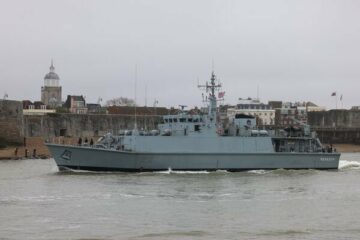 Ukrainske tidligere minejegere fra Royal Navy skal være midlertidig basert i Portsmouth