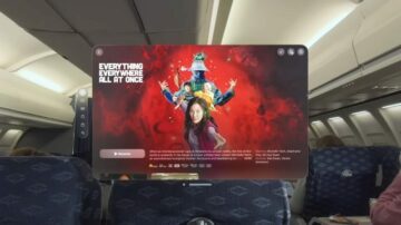 Vision Pro は飛行機内で楽しめる最高の映画体験です