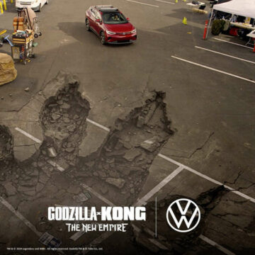 Volkswagen ID.4 Membintangi "Godzilla x Kong: The New Empire" - CleanTechnica