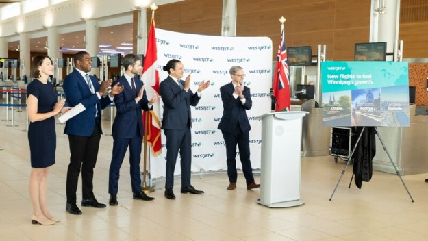 WestJet edistää Winnipegin kasvua uudella ympärivuotisella päivittäisellä liikenteellä Montrealiin ja Ottawaan, lisää Fredericton