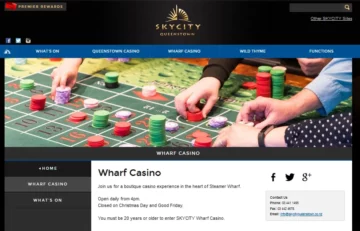 Wharf Casino i Queenstown har stengt! » New Zealand kasinoer