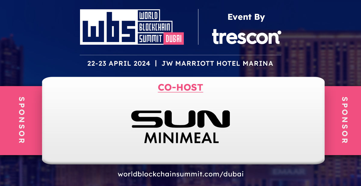 World Blockchain Summit (WBS) presenterat av SUN Minimeal återvänder till Dubai för den 29:e upplagan