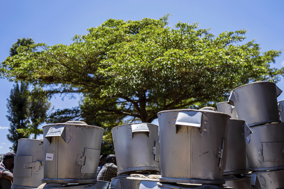 100 Reasons carbon credits are the best thing that ever happened to improve conditions on our planet_Close-up of energy efficient cookstoves with trees in the background_visual 2