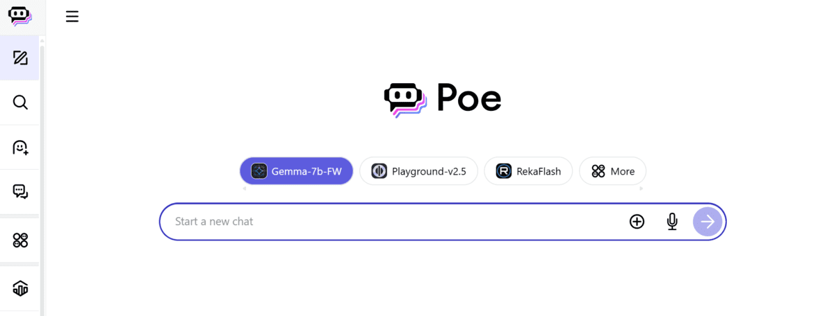 Poe user interfeace
