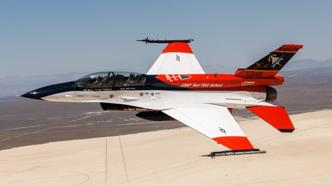 AF Secretary Kendall Flies In AI-Controlled X-62 VISTA at Edwards AFB