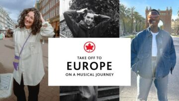 אייר קנדה מעבירה אותך מוזיקלית לאמסטרדם, ברצלונה ופריז עם מדריכי טיולים מוזיקליים