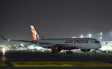 Air India predstavlja svoj novi Airbus A350-900 v Dubaj