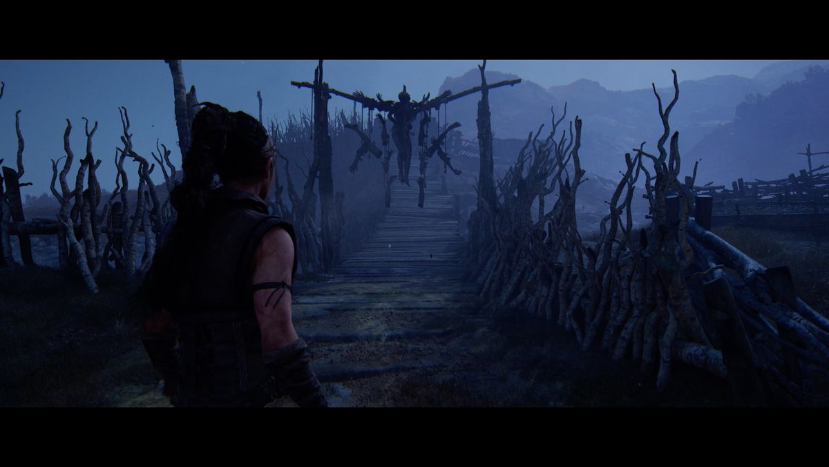Hellblade 2 route to the Return Home stone face location 