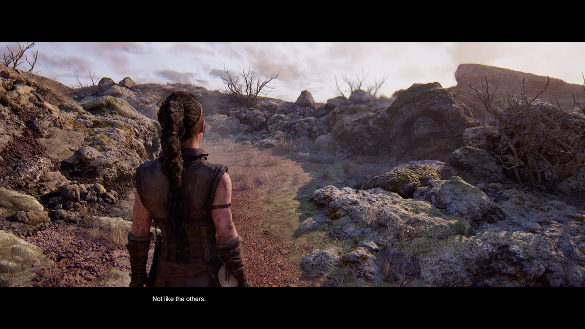 Hellblade 2 On the Hill stone face location 2
