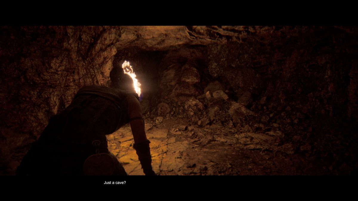 Hellblade 2 Enter the Caves stone face location 1 