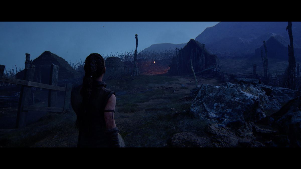 Hellblade 2 route to the Return Home stone face location 