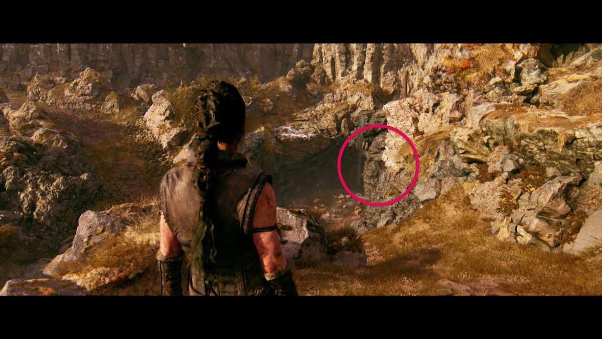 Hellblade 2 To the Sea stone face location 
