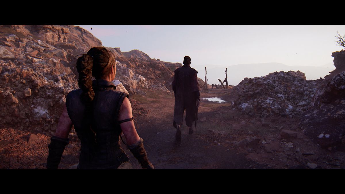 Hellblade 2 route to the Meeting the Stranger stone face location 