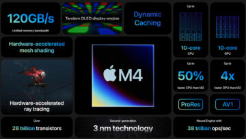 Apple lança processador M4 de última geração no novo iPad Pro