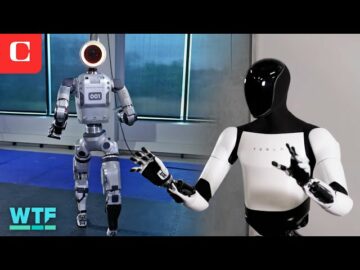 Atlas vs Optimus: Boston Dynamics és a Tesla humanoid robotjai. -