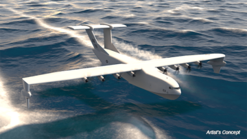 Aurora Flight Sciences продолжит разработку экспериментального тяжелогрузного гидросамолета Liberty Lifter