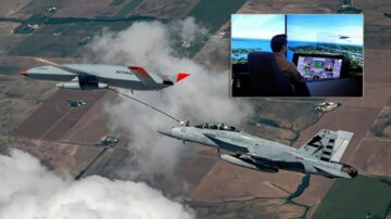 Boeing testa un software che consente al pilota del Super Hornet di comandare l'MQ-25 durante il rifornimento