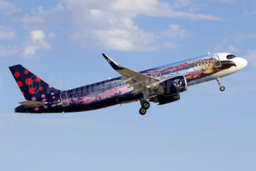 Brussels Airlines’ new ‘Amare” promotional livery for Tomorrowland Belgium in July