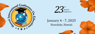 Call for Papers – 2025 Havaijin kansainvälinen koulutuskonferenssi