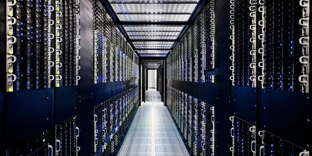 Photo of IBM's data center in Dallas