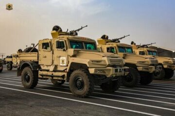 Eastern Libyan faction parades new Russian-designed armoured vehicles