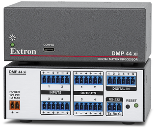 The Extron DMP 44 xi Digital Matrix Processor