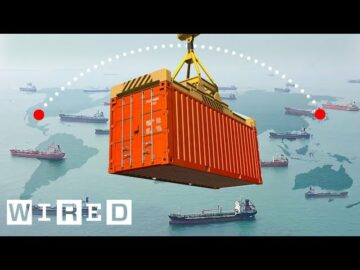 Every Stop a Shipping Container Makes from China to Chicago -