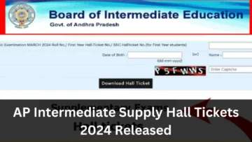 Great News: AP Intermediate Supply Hall Tickets 2024 Released - The Esports india