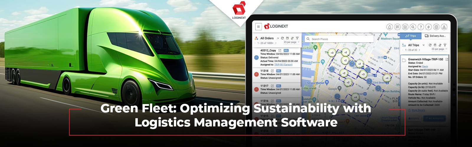 Logistics Management Software Drives Green Fleet Sustainability