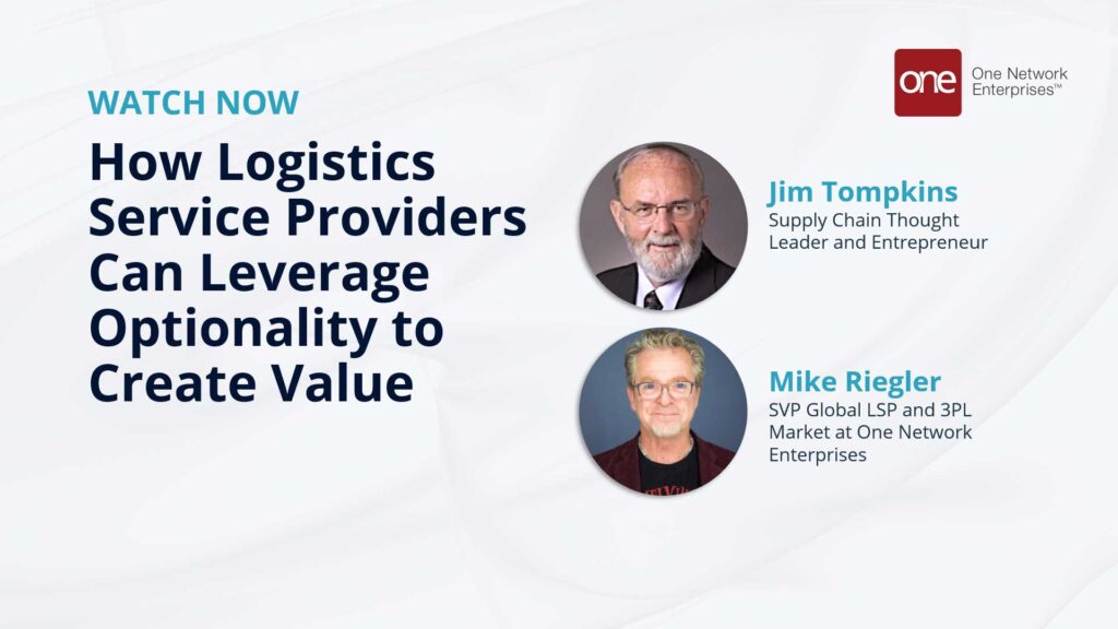 Optimizing Domestic Logistics with Increased Optionality - Jim Tompkins + Mike Reigler