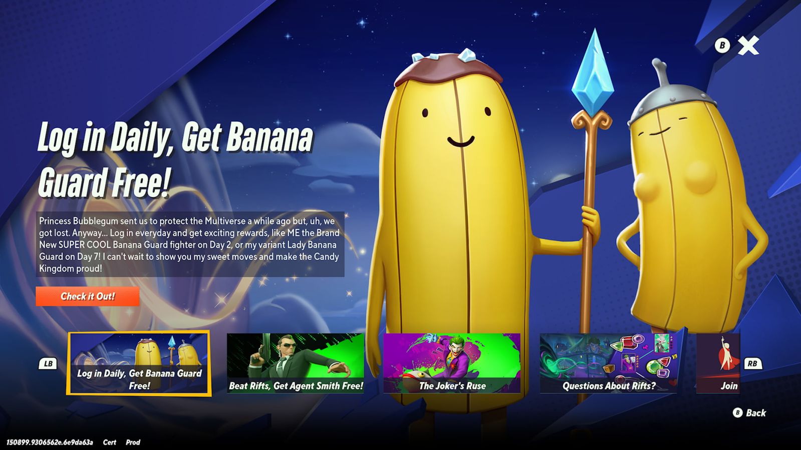 Banana Guard in MultiVersus