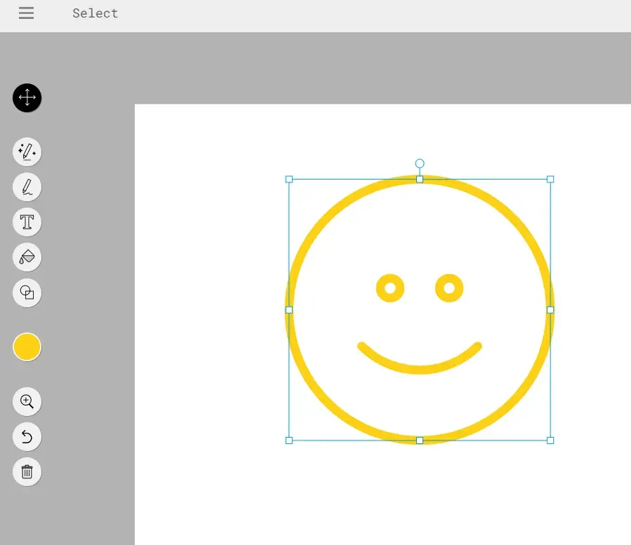 The end result of the AutoDraw Do you mean feature in AutoDraw, ai tools for graphic design