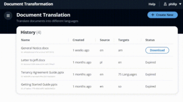Migliorare l'inclusione e l'accessibilità attraverso la traduzione automatizzata di documenti con un'app open source utilizzando Amazon Translate | Servizi Web di Amazon