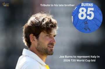 Joe Burns to represent Italy in 2026 T20 World Cup bid | JeetWin Blog