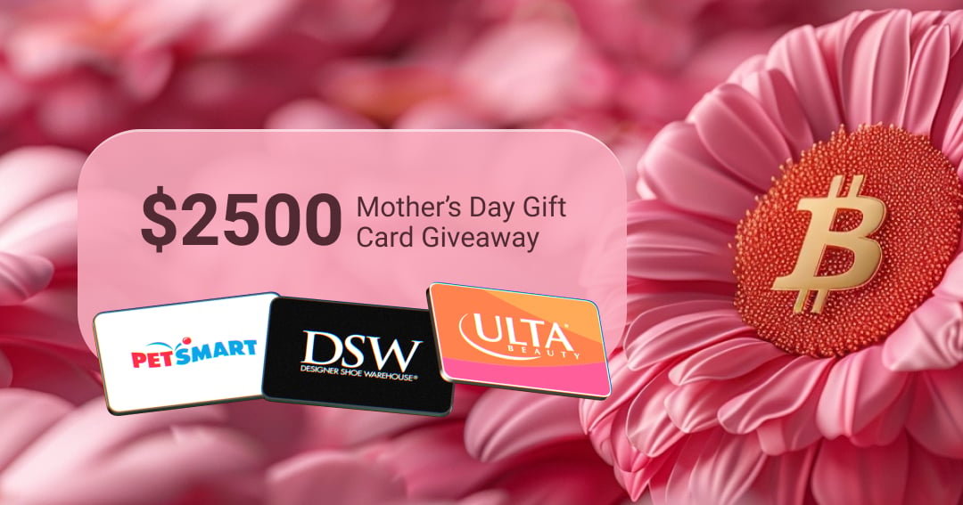 Mother’s Day Gift Card Giveaway – $2,500 in Prizes