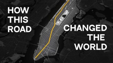Manhattanin Broadwayn kartta, selitetty
