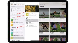 Onform app categories on iPad
