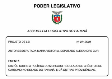 Paraná, Brasiilia: jurisdiktsioonilise süsinikuturu seaduse eelnõu.
