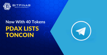 PDAX aggiunge il token Toncoin, i token supportati totali ora sono 40 | BitPinas