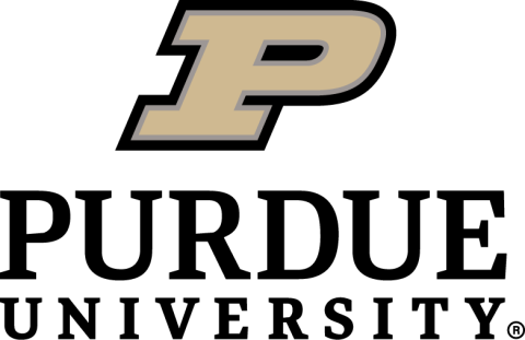 Purdue University logo full color vertical