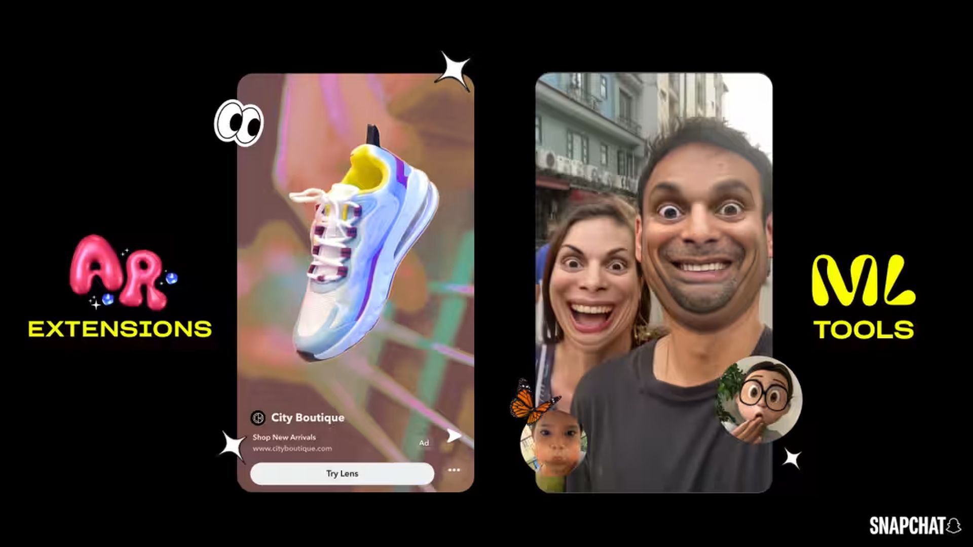 Snapchat new AR and ML tools