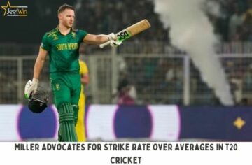 Strike Rate over averages in T20 World Cup Cricket.