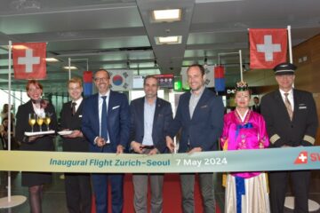 Swiss launches flights today to Seoul