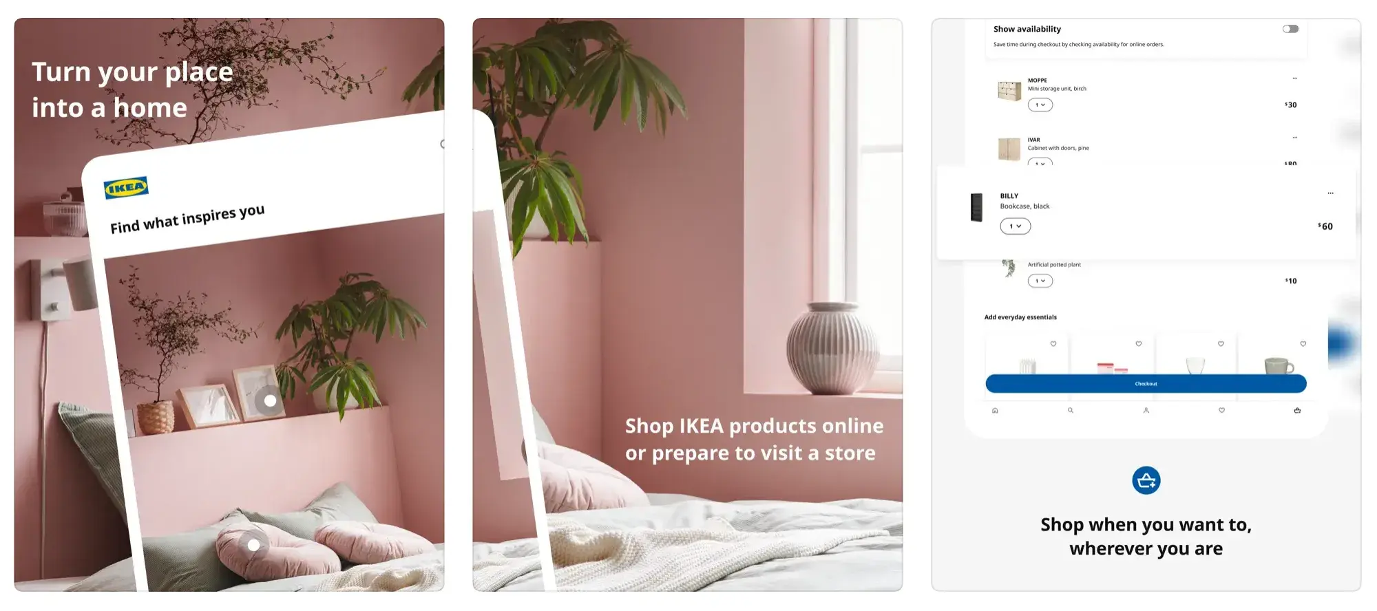 Video marketing strategy, IKEA app to see furniture in your home